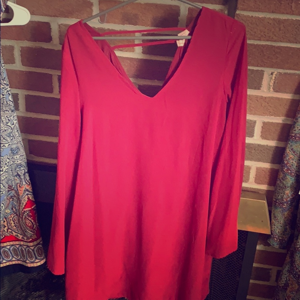 Red dress